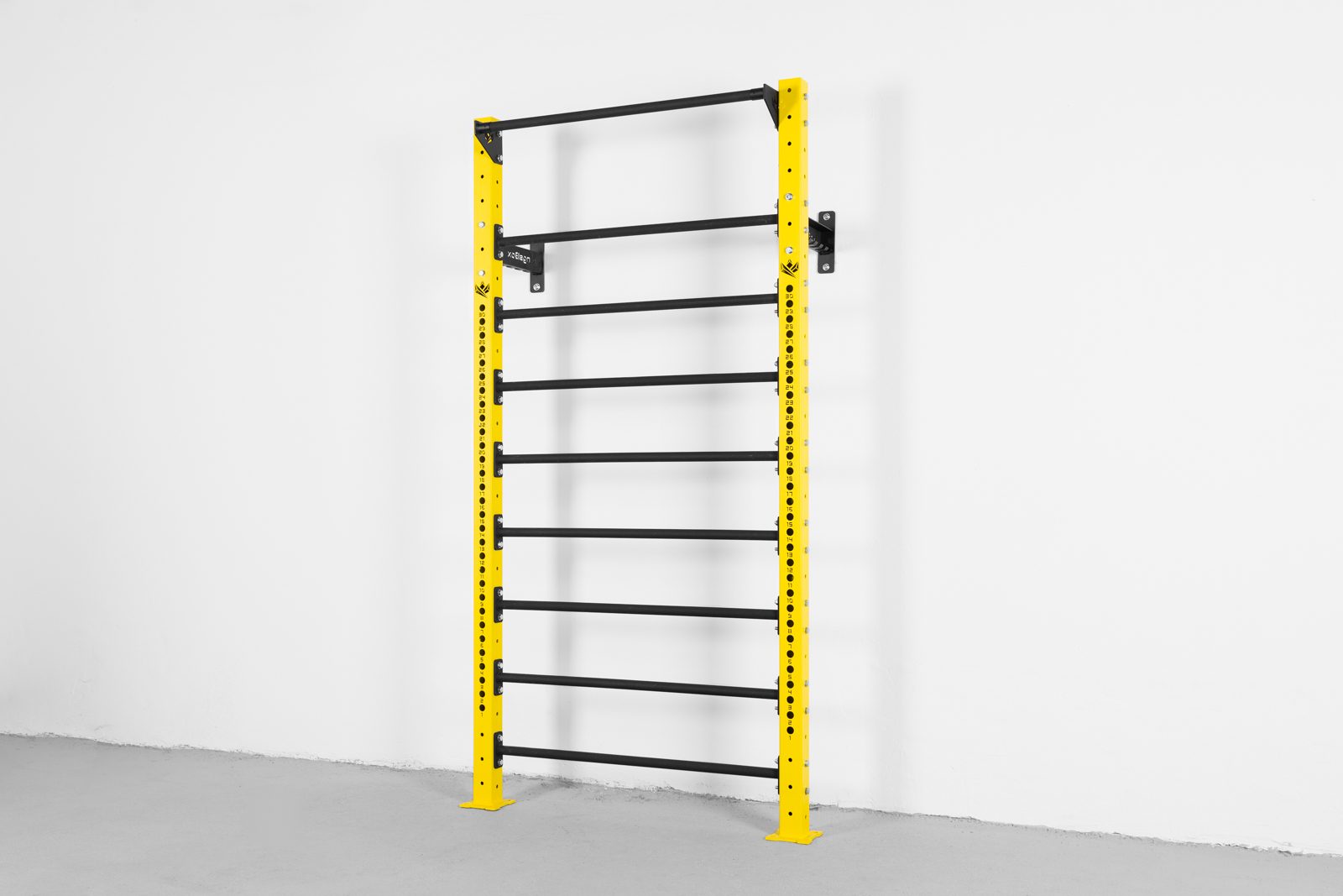 Mighty steel bar swedish espalier in yellow
