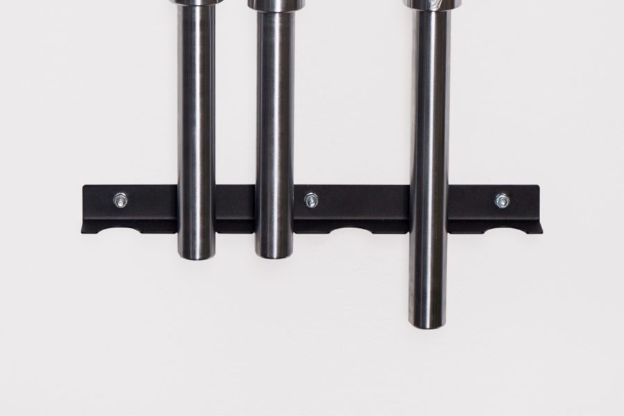 Wall barbell blocker
