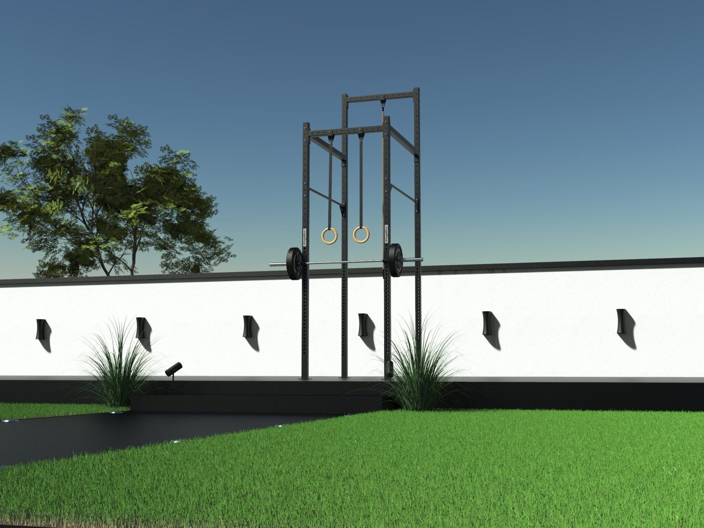 Outdoor mighty tower