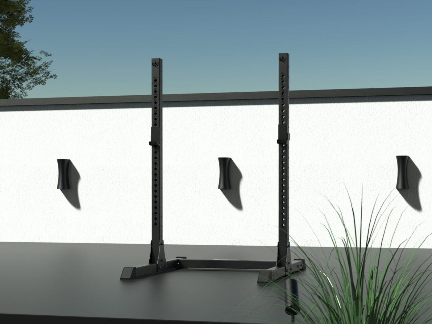 Outdoor mighty squat rack sx-10