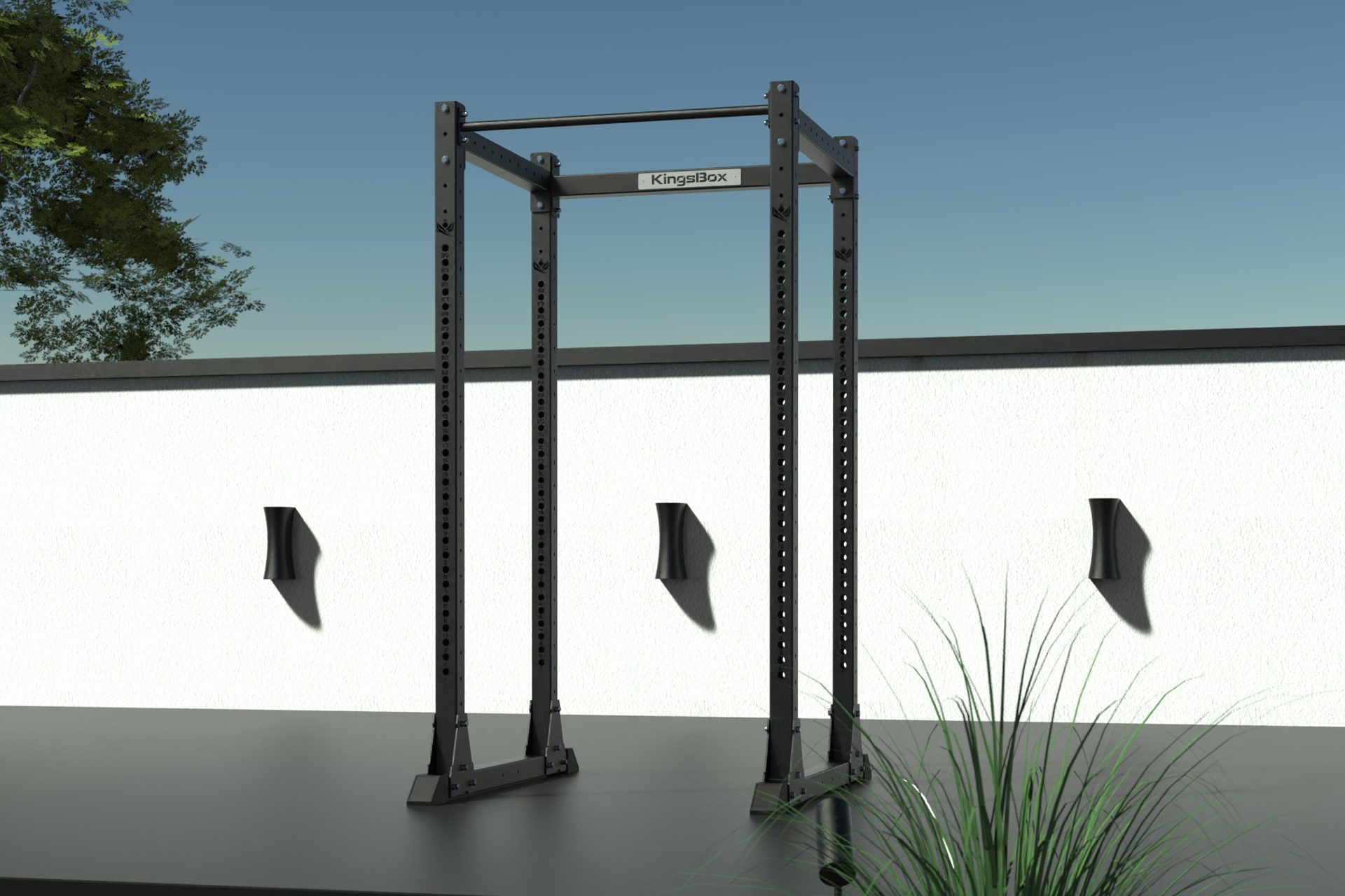 Outdoor mighty squat rack sx-25