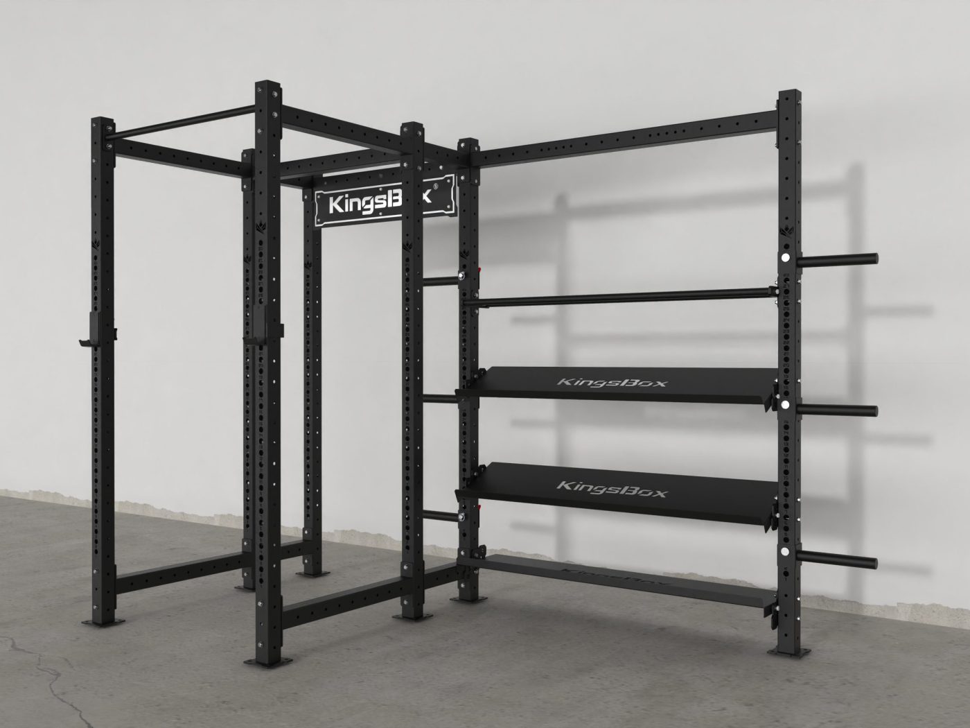 Single mighty power rack cx-37 with storage