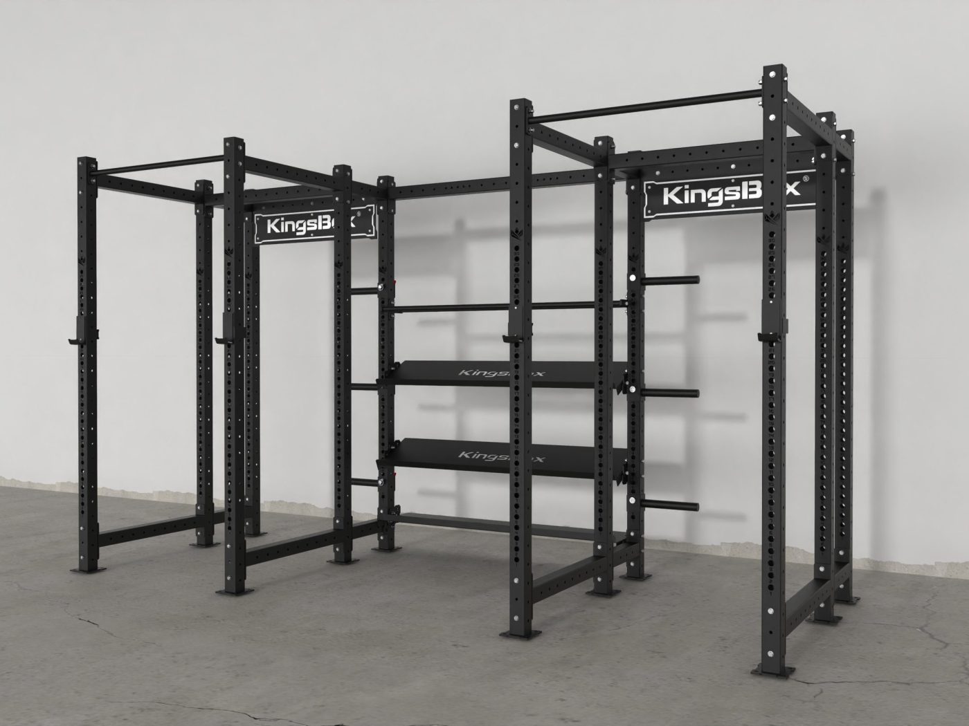 Double mighty power rack cx-37 with storage