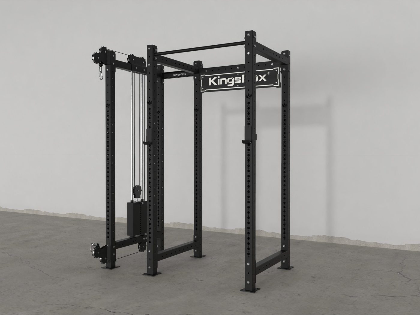 Mighty power rack cx-35 with side pulley