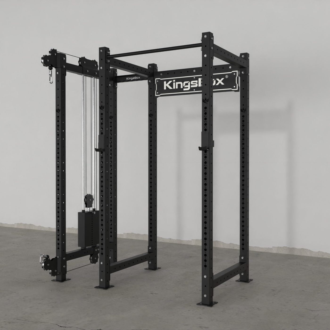 Mighty power rack cx-35 with side pulley