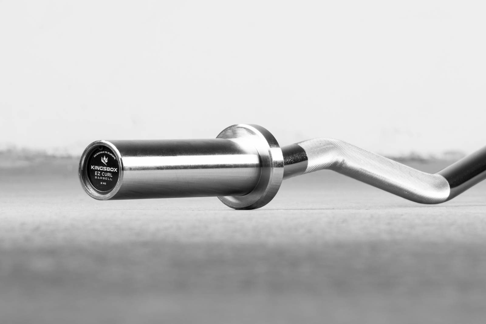 Ez curl angled barbell - chrome