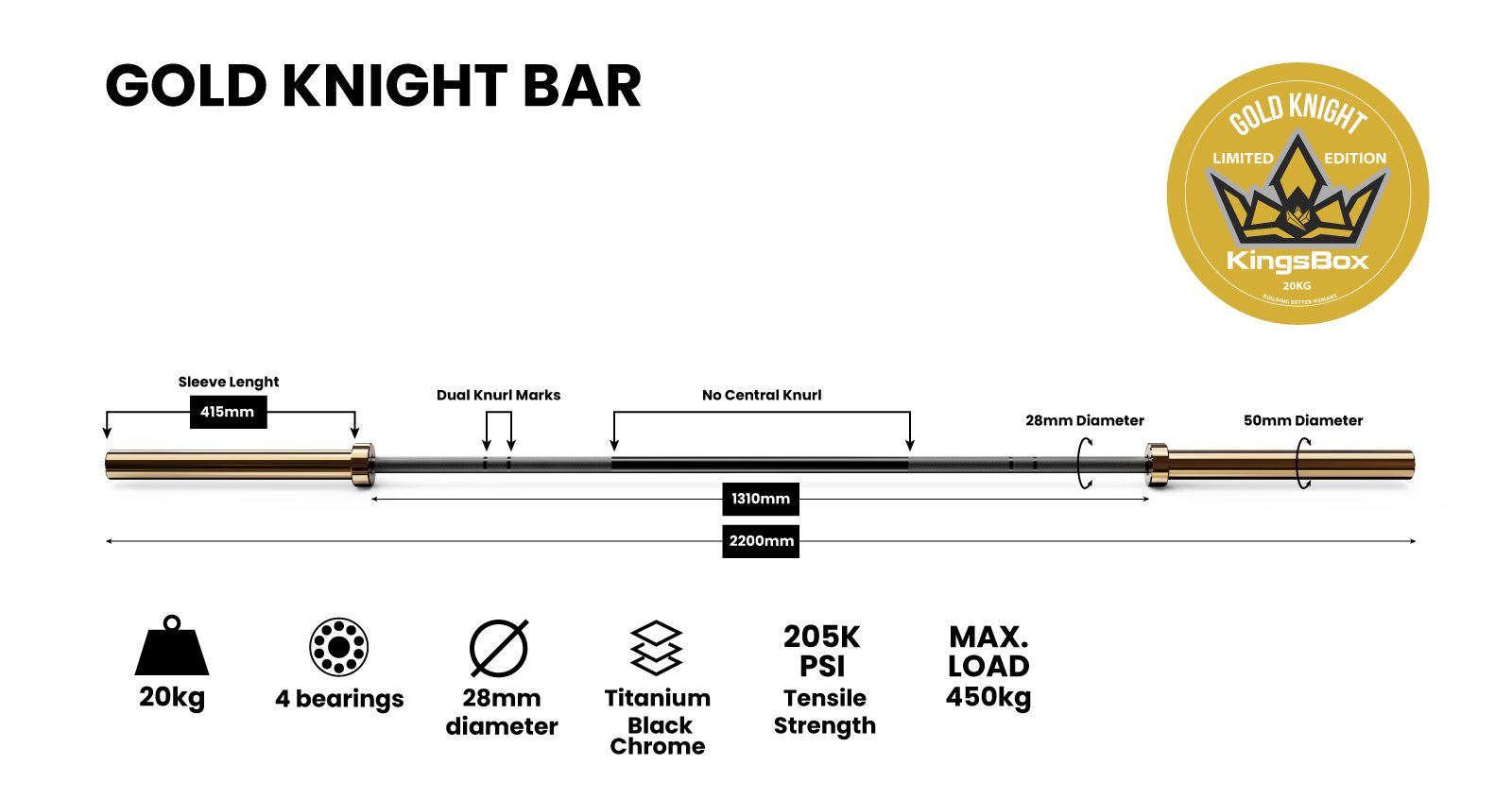Gold knight bar - Slika 2