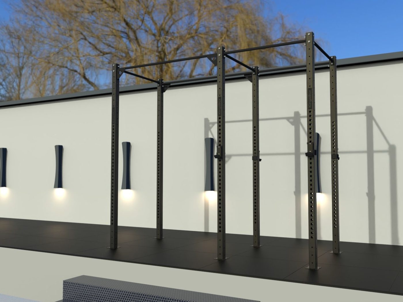 Outdoor mighty free-standing rig