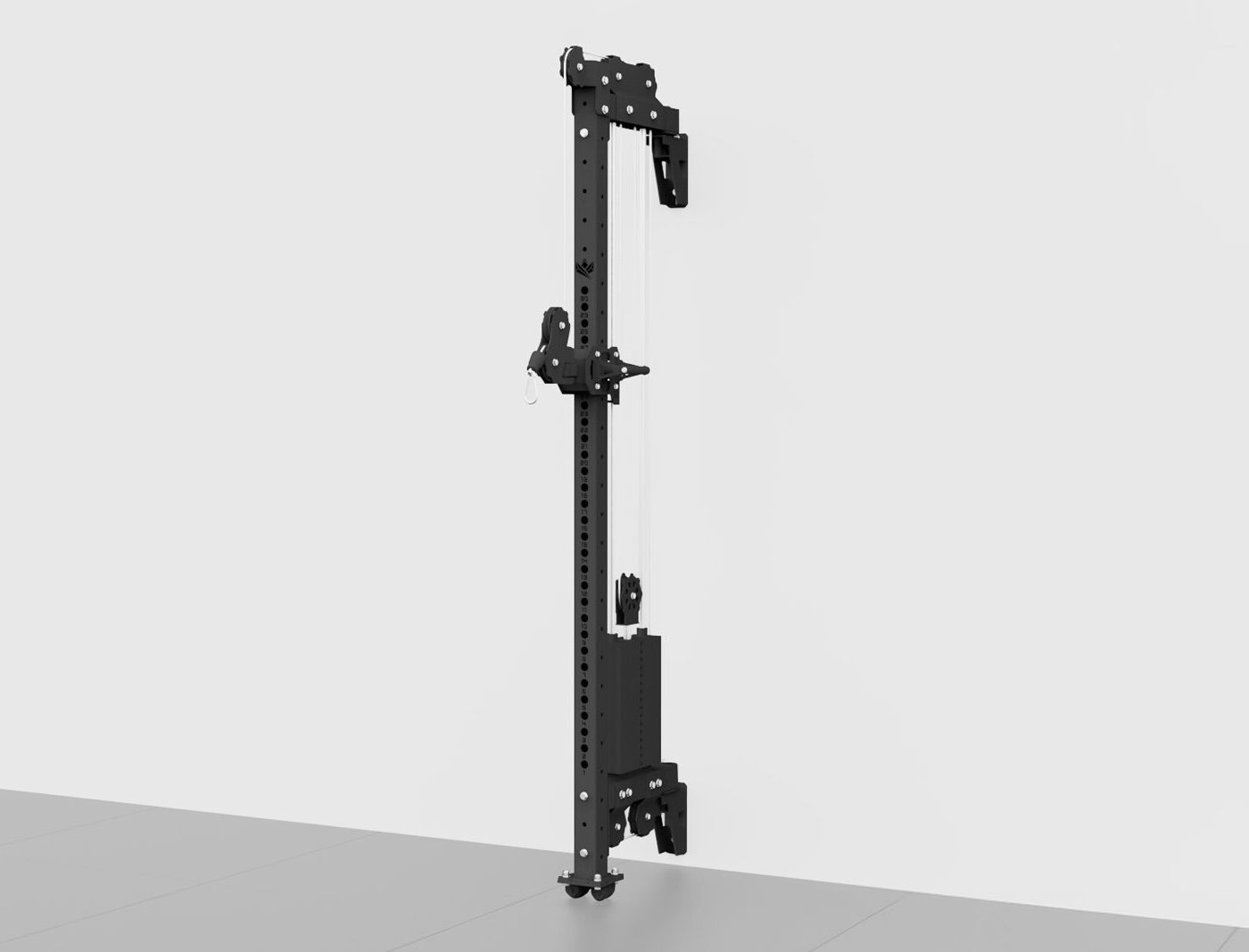 Foldable adjustable pulley system